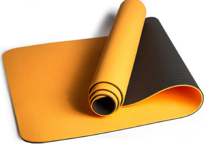 Extra Long Yoga Mat with two-color design
