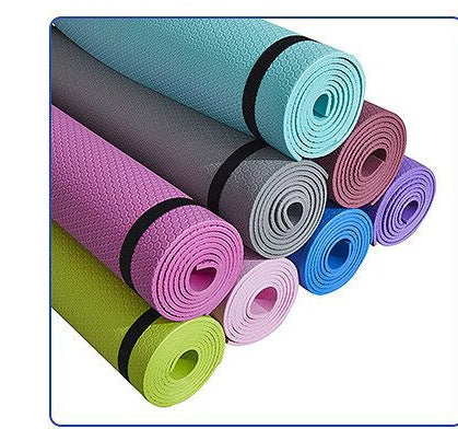 EVA yoga mat for home yoga and fitness exercises