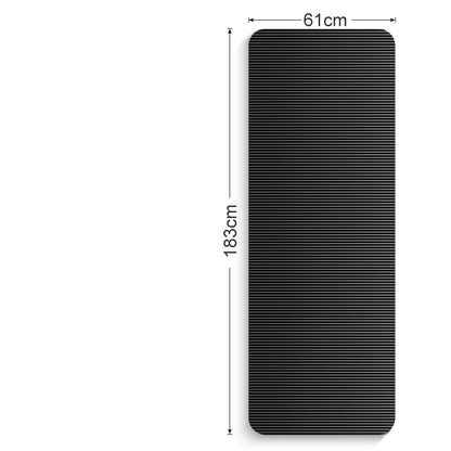 Fitness yoga mat for home workouts and exercise