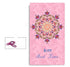 Rubber non-slip yoga mat for home workouts