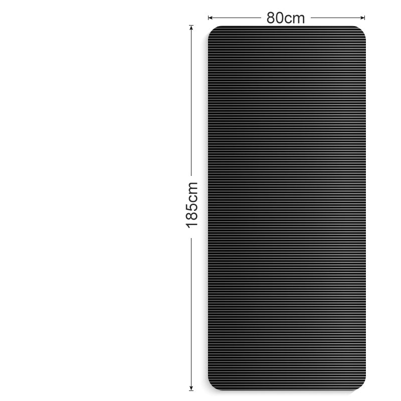 Fitness yoga mat for home workouts and exercise