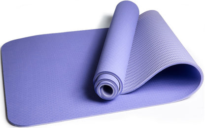 Extra Long Yoga Mat with two-color design