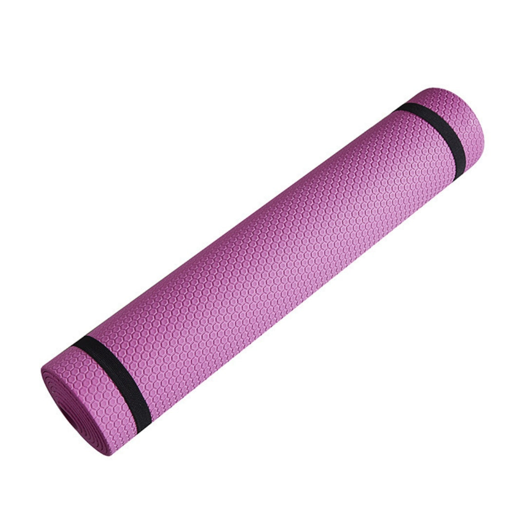 EVA yoga mat for home yoga and fitness exercises