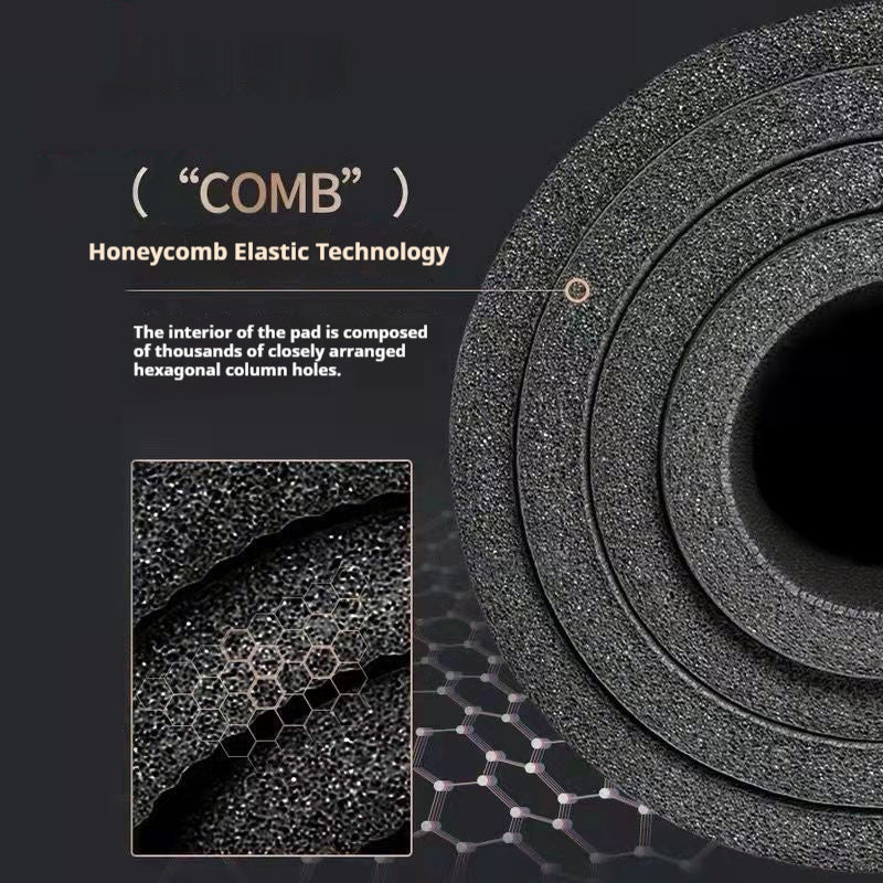 Fitness yoga mat for home workouts and exercise