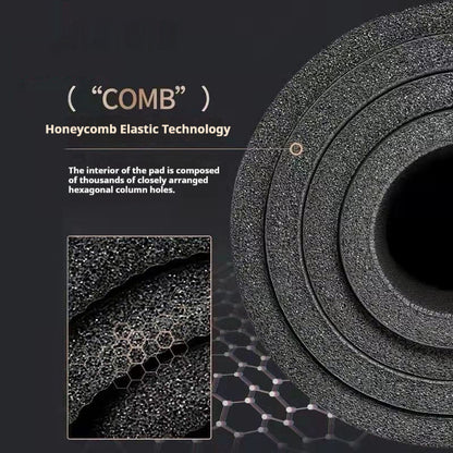 Fitness yoga mat for home workouts and exercise